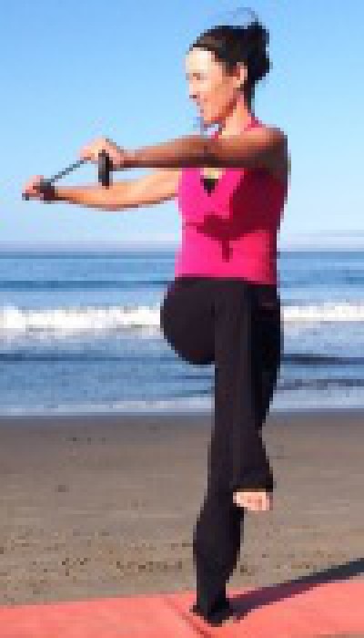 Revolved Golf Knee Balance